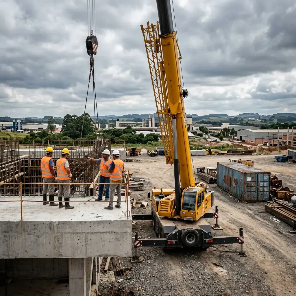 Locação de Guindaste em Fazenda Rio Grande: Soluções para Indústria e Construção
