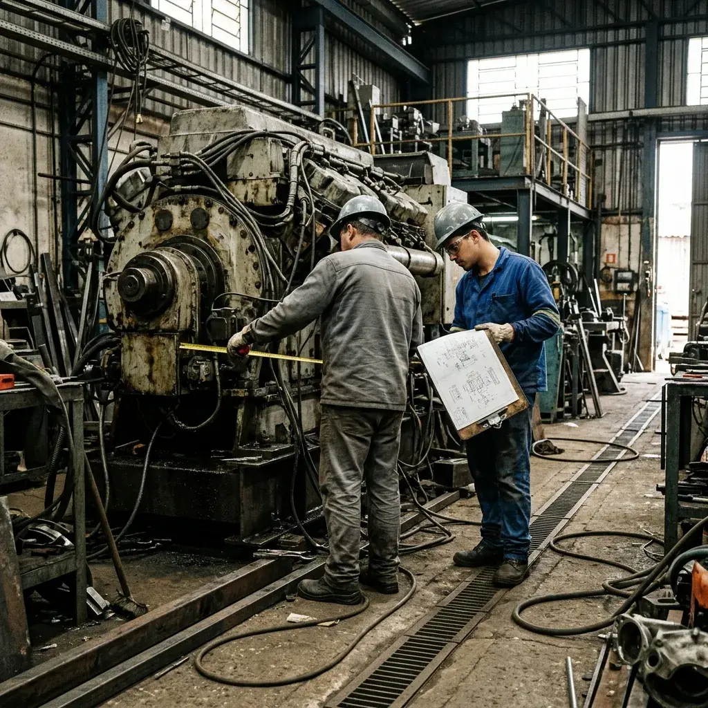 Por que a remoção de máquinas pesadas exige mais do que força e equipamento? — Como Fazer a Remoção de uma Máquina Pesada com Segurança