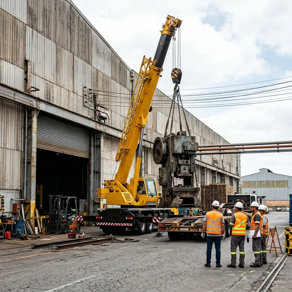 Empresa de Remoção Industrial em São José dos Pinhais: Máquinas e Equipamentos Pesados